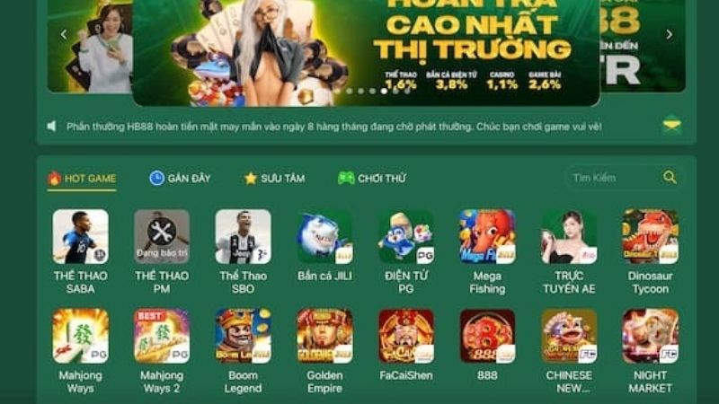 HB88 - HB88 SH - Ứng dụng cho điện thoại giúp chơi thả ga mọi lúc mọi nơi