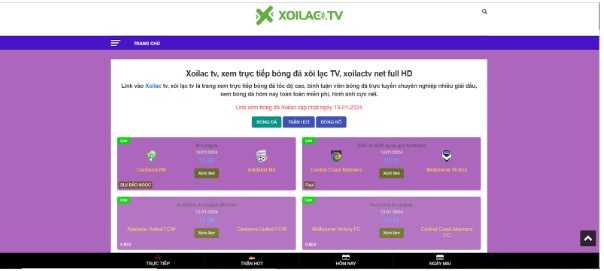 Xoilac TV - Xem bóng đá trực tuyến cực nhanh và chất lượng