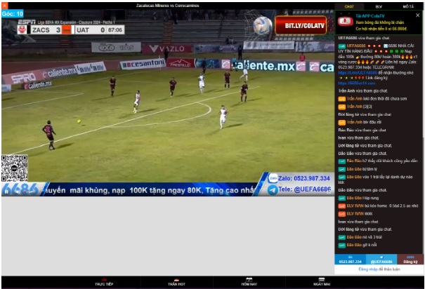 Nguyên nhân dẫn đến mất kết nối khi xem bóng đá tại Mitom TV