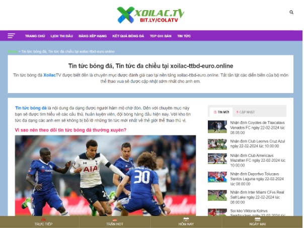 Xôi Lạc TV – Nền tảng xem bóng đá tốc độ cao phổ biến nhất năm 2024