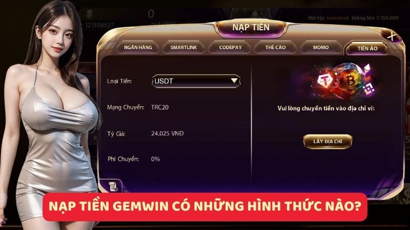 Nạp Tiền Gemwin Siêu Đơn Giản Cho Tân Thủ