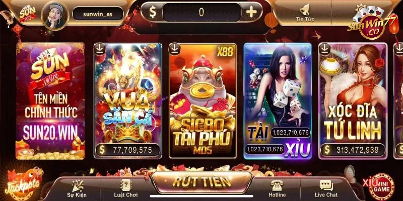 Có gì hot tại thiên đường cá cược Sunwin?