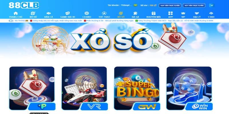 Xổ Số 88CLB Trúng Thưởng Tiền Tỷ Cơ Hội Làm Giàu Nhanh
