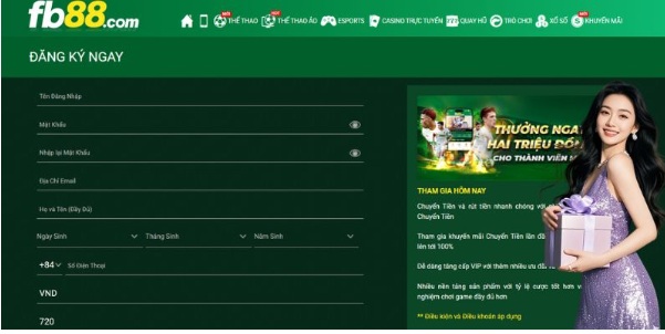 Đăng Ký FB88 Dễ Dàng – Bước Đầu Đến Với Thế Giới Cá Cược