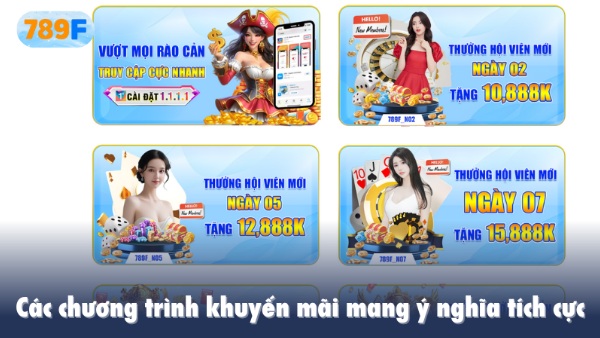 Khuyến mãi 789F – Cơn mưa phần thưởng cho người chơi thông minh