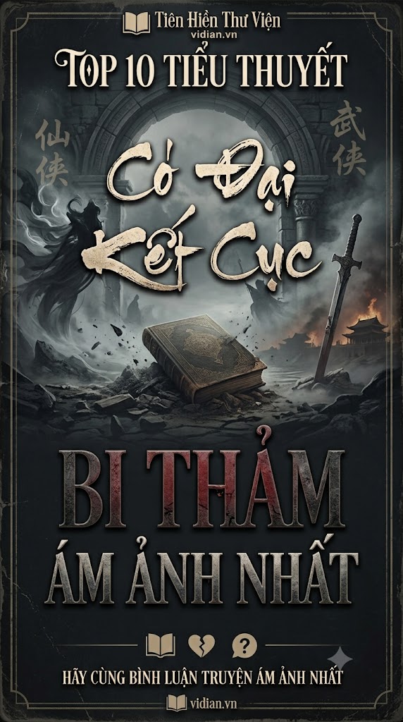 TOP 10 tiểu thuyết có đại kết cục cực kỳ bi thảm và gây ám ảnh cho độc giả