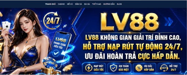 Trang chủ LV88 – Khám phá không gian giải trí trực tuyến đa dạng