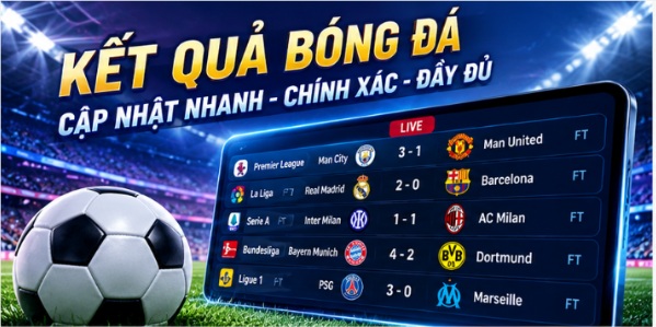 Kết quả bóng đá và cách khai thác dữ liệu sau mỗi trận