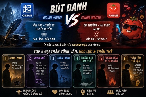CUỘC CHIẾN BÚT DANH – QIDIAN VS FANQIE